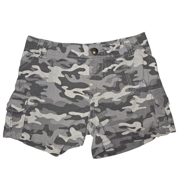Carhartt Girls Camo Cargo Ripstop Shorts Size 5 - Picture 1 of 6